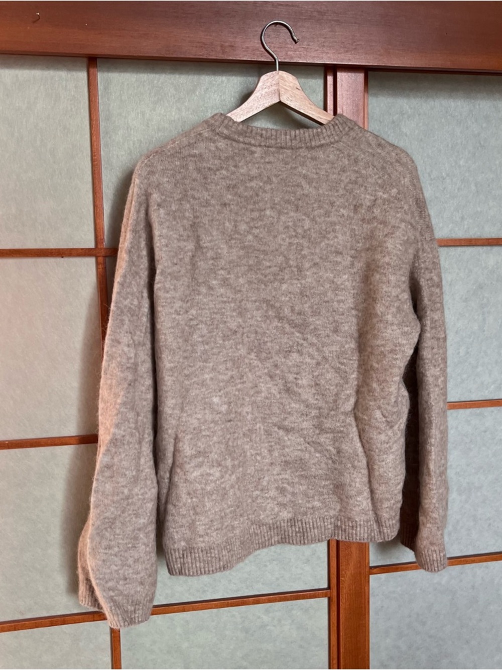 Arket Alpaca Blend Beige Sweater - Picture 4 of 7